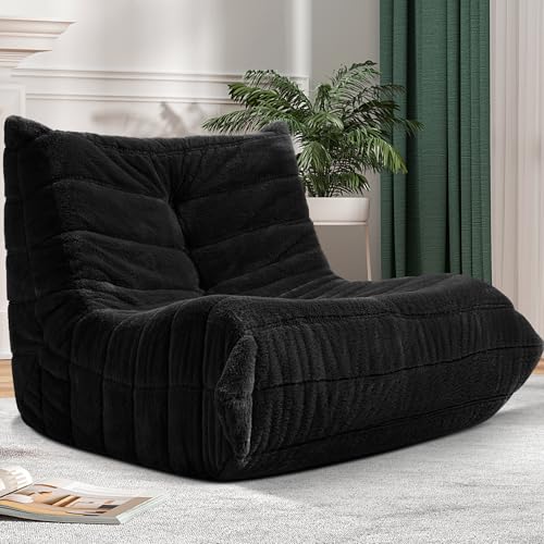 Bean Bag Chair Big Sofa Beanbag Chair for Adults Fireside Chair Bean Bag Lounger with Memory Foam Filled for Home
