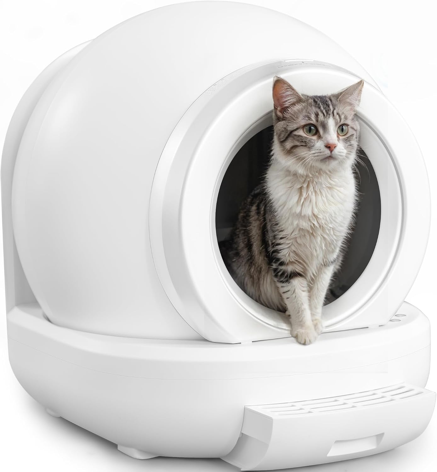 Self Cleaning Litter Box，Large Capacity Automatic Cat Litter Box for Multi Cats