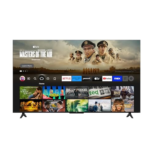 TCL 75-Inch Class Q65 QLED 4K Smart TV with Fire TV (75Q651F, 2024 Model), Dolby Vision, HDR PRO+, Dolby Atmos, Alexa Built-in with Voice Remote