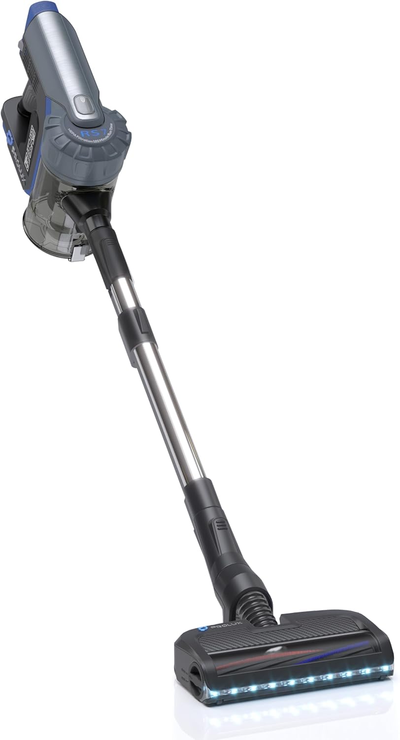 Prolux RS7 PET Cordless Handheld Stick Vacuum, Perfect for Pet Owners, Lightweight, with HEPA Filtration and Easy Clean Powerhead, Long Battery Life