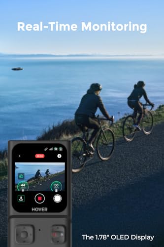 HOVERAir Beacon & Joystick Set – Lightweight Motion Controller with Real-Time Display and Safe Flight Features for Cycling, Travel