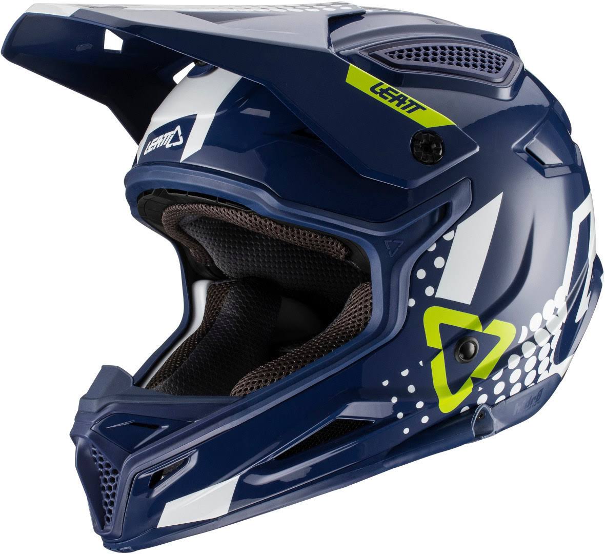Leatt GPX 4.5 V20.2 Motocross Helmet, white-turquoise-blue, Size M