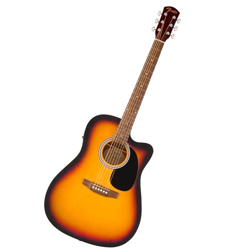 Fender FA-25CE Dreadnought Acoustic Electric Guitar, Beginner Guitar, with 2-Year Warranty