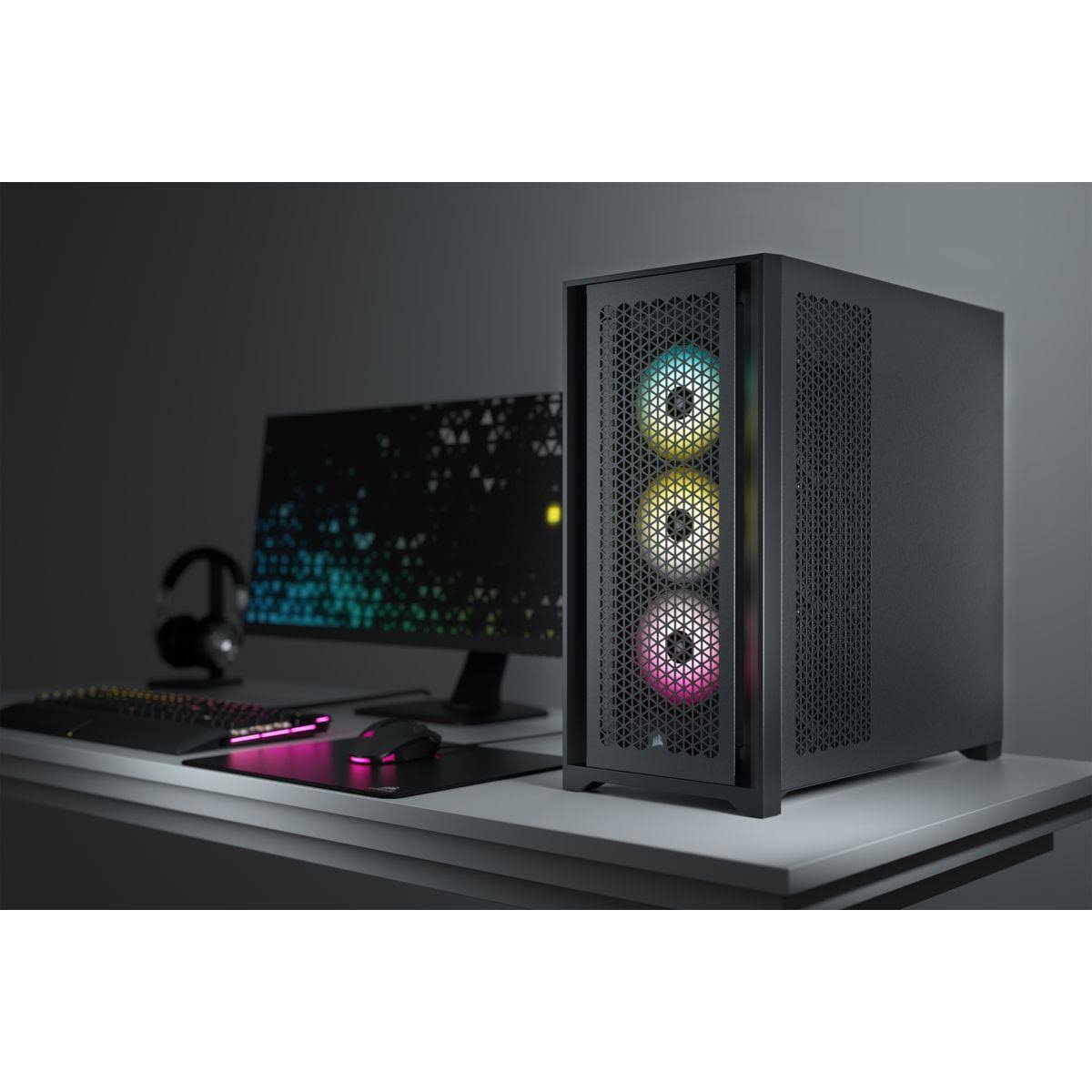 Corsair 5000D Airflow Tempered Glass Mid-Tower ATX PC Case - Black