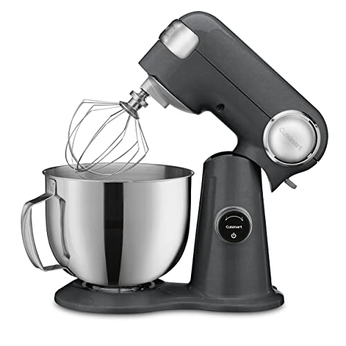 Cuisinart SMD-50BC Precision Pro 5.5-Quart Digital Stand Mixer With 12-Speeds, 3 Preprogrammed Food Prep Settings, Mixing Bowl, Whisk