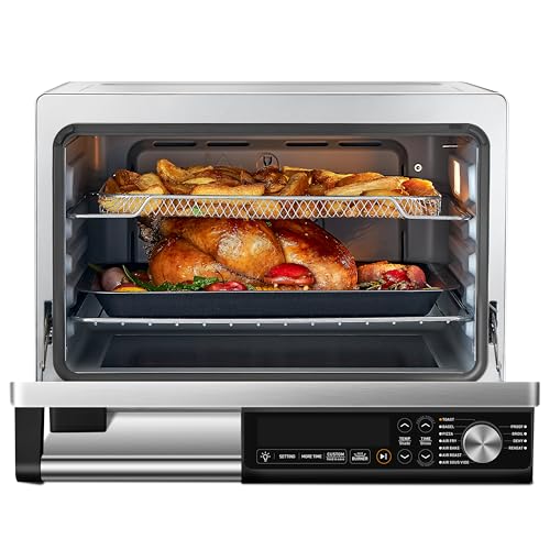 COSORI 11-in-1 Air Fryer Oven , 13Qt Small Footprint Airfryer combo with Rotisserie, Toast, Bake, Roast, Reheat Functions and more
