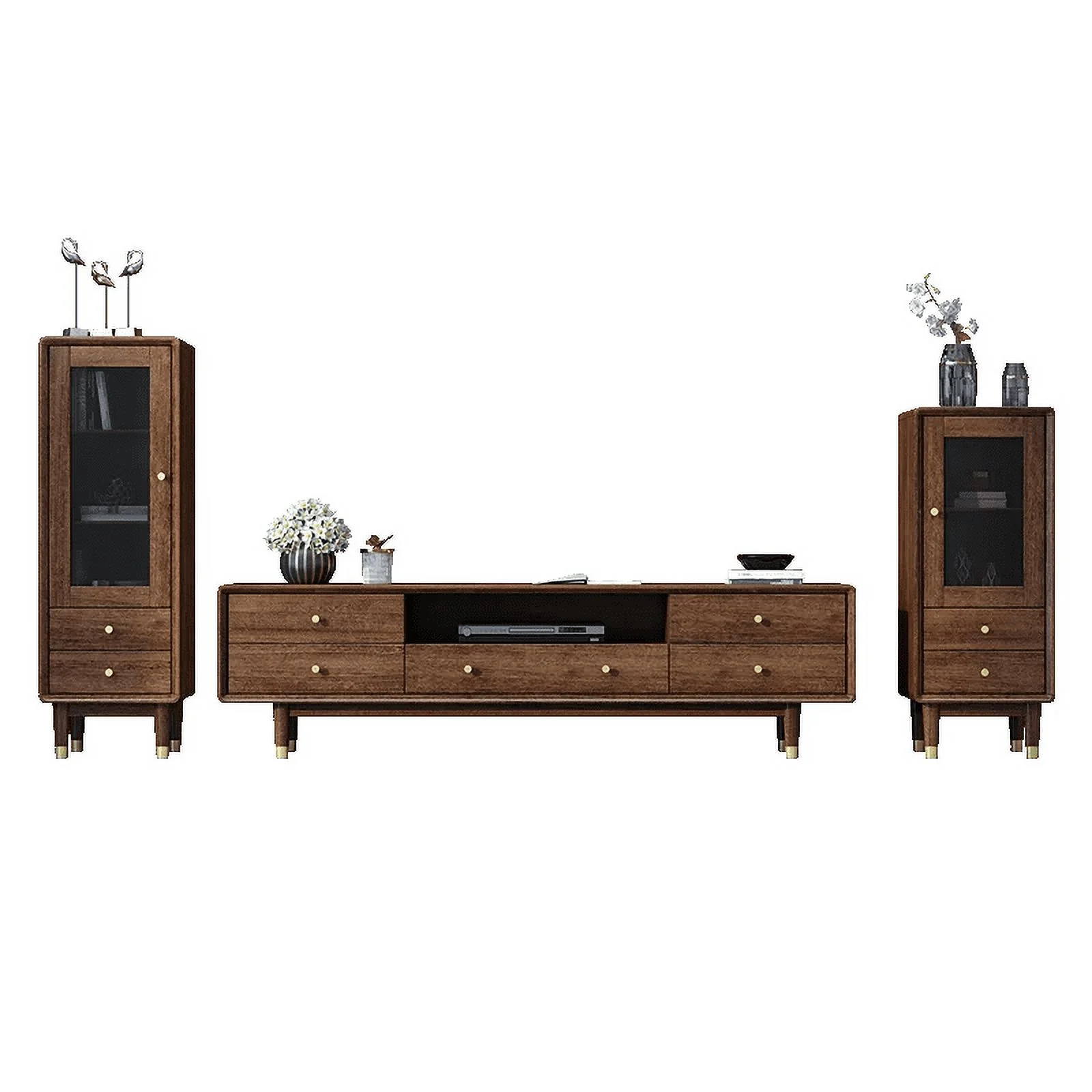 Wood Nordic Tv Stands Modern Retro Mobile Bedroom Mirror Simplicity Tv Stands Console Mueble Salon Living Room Furnitures