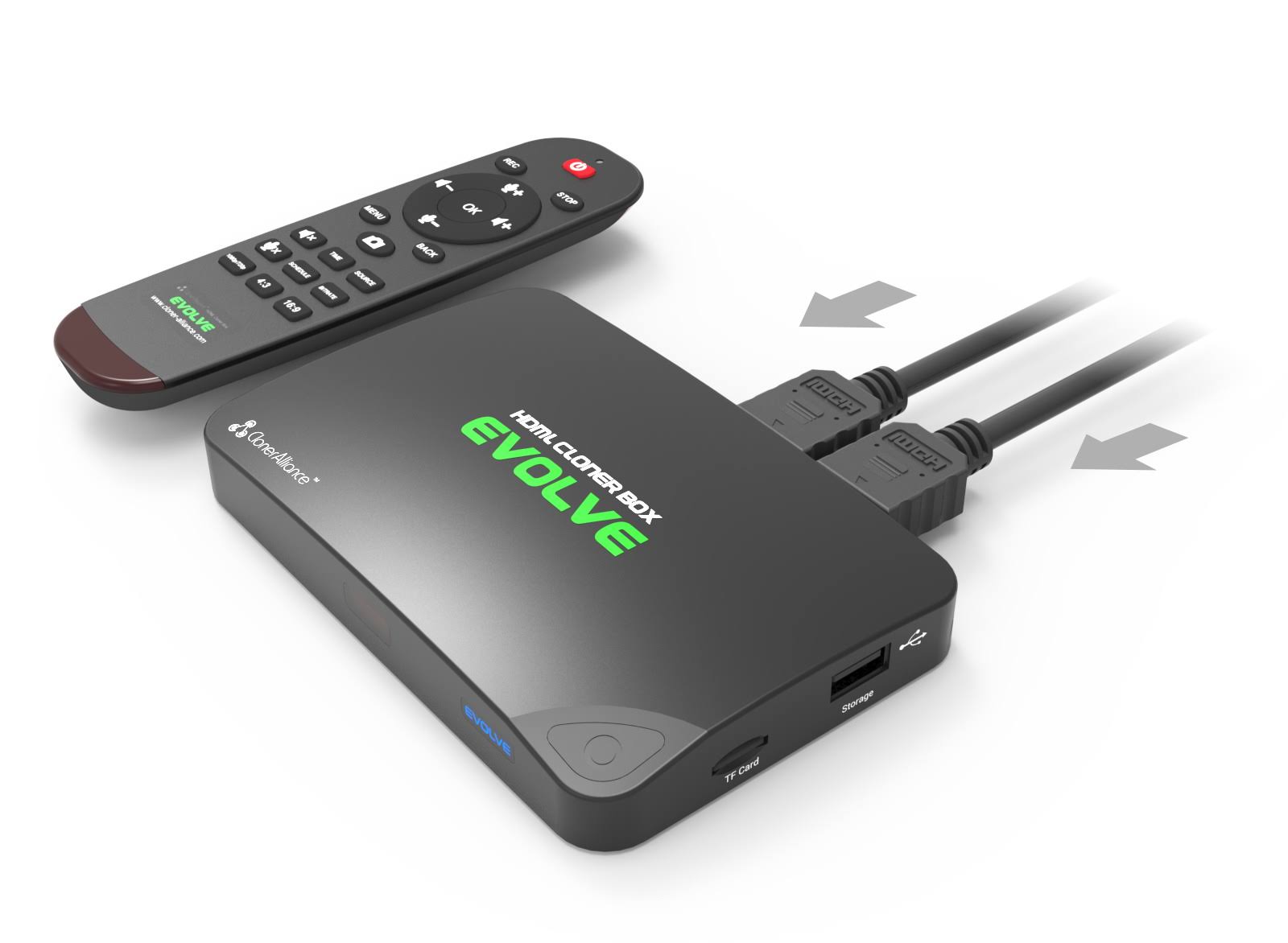 HDML-Cloner Box Evolve, 2 HDMI Inputs and 4K Video Input Supported, Capture HDMI