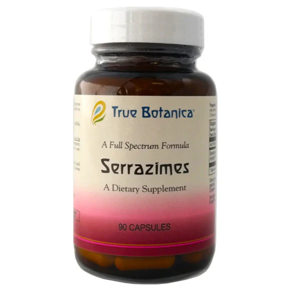 Serrazimes 90 capsules by True Botanica - Kansas Nuitrition - HNZSDS