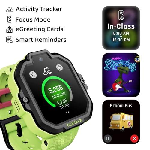TickTalk 5 - Kids Smart Watch with GPS Tracker, Video Calling, SOS, & Parental Controls | Smartwatch with Free Music, Texting