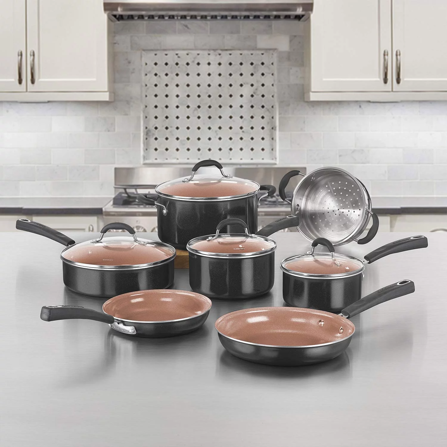 Cuisinart Ceramica Non-stick 11 Piece Cookware Set