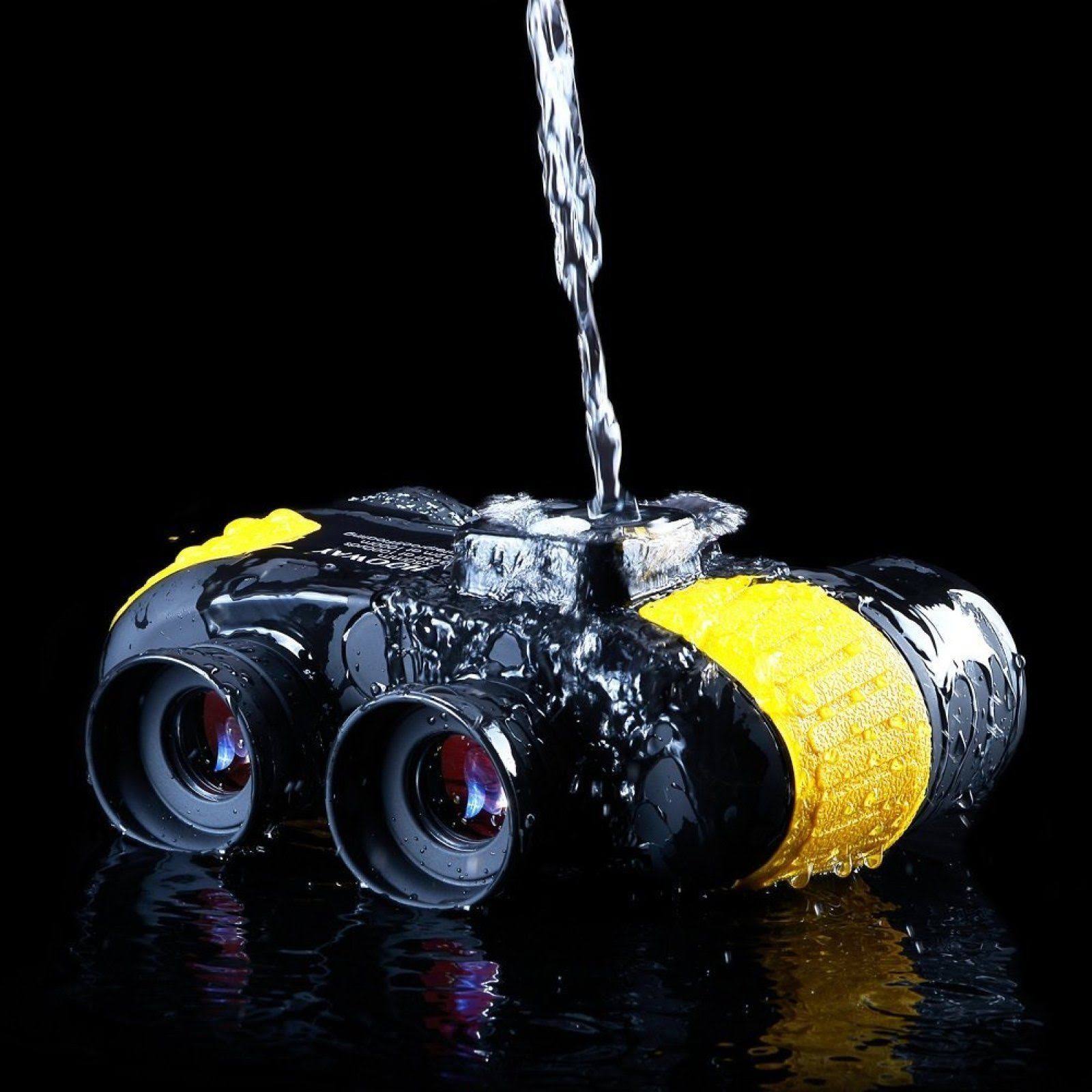 Hooway 7x50 Waterproof Fogproof Military Marine Binoculars w/ Internal Rangefinder u0026 Compass for