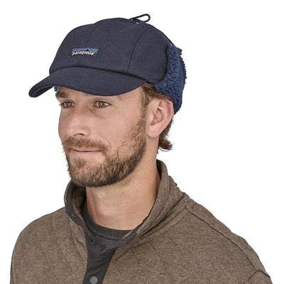 Patagonia Recycled Wool Ear Flap Cap - Classic Navy