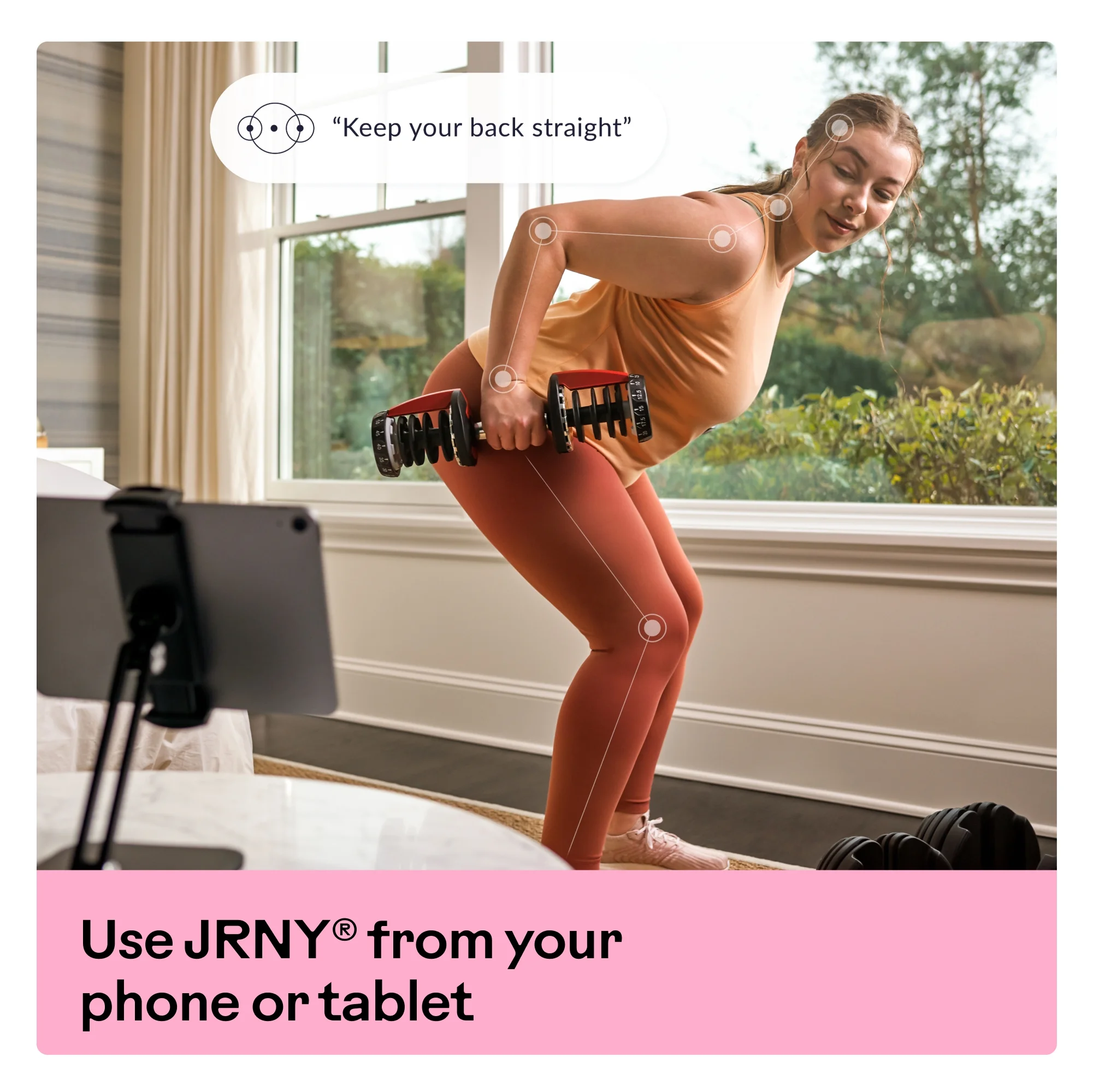 BowFlex SelectTech 552 Dumbbell, Single, Litho, Free 2-month JRNY Membership - Radiant Selections