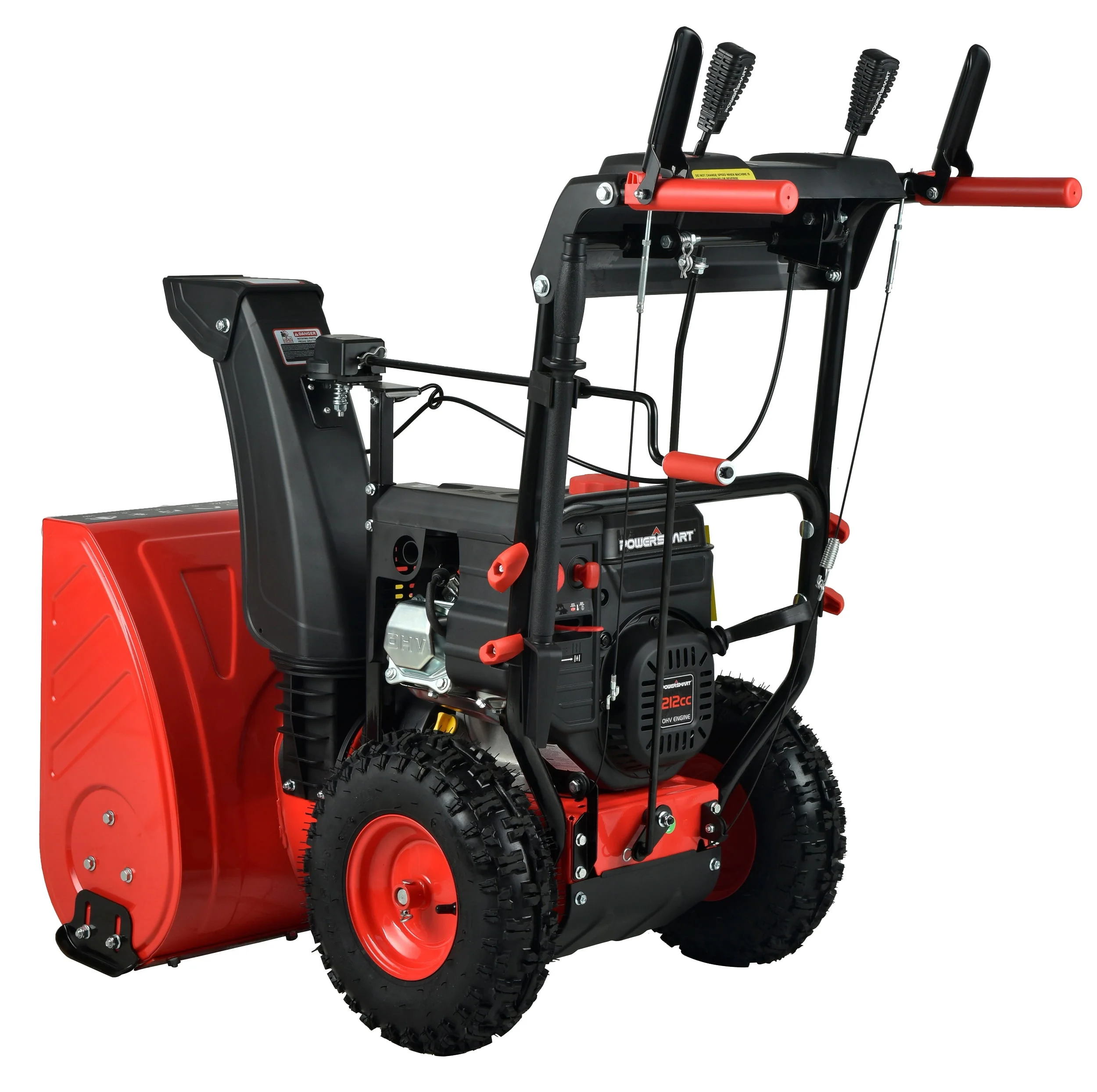 PowerSmart PSSW24 24 in. 212cc 2-Stage Electric Start Gas Snow Blower
