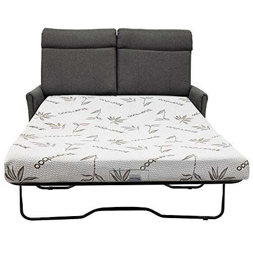 RecPro 60" RV Hide A Bed Loveseat | RV Sleeper Sofa | Cloth | Memory Foam Mattress | Pull Out Couch | RV Furniture | RV Love Seat | RV Couch | RV