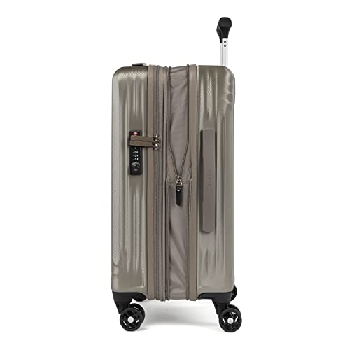 Travelpro Maxlite Air Hardside Expandable Carry on Luggage, 8 Spinner Wheels, Lightweight Hard Shell Polycarbonate Suitcase, Shadow Grey