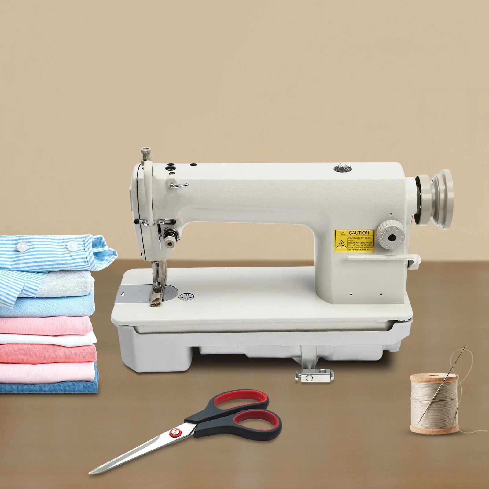 Miumaeov Industrial Sewing Machine Heavy Duty Straight Stitch Sewing Machine Leather Sewing Tool for Sewing and Repairing Shoes Boots Slippers