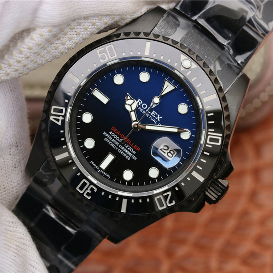 Sea Dweller Full Black Multiple Dial Color Options 43mm