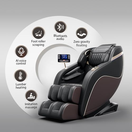 Massage Chair Full Body, Zero Gravity Massage Recliner Chairs with Hip Heat, Foot Massage and Air Massage System for Touch Screen Controller