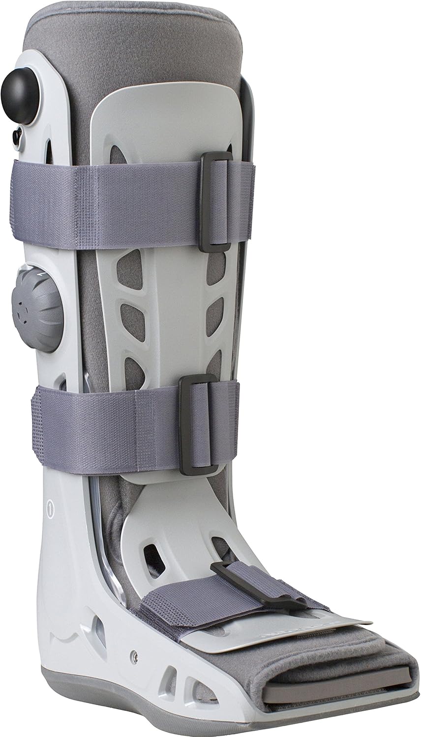 Aircast AirSelect Standard Walker Brace & United Ortho Short Air Cam Walker Fracture Boot, Both Large