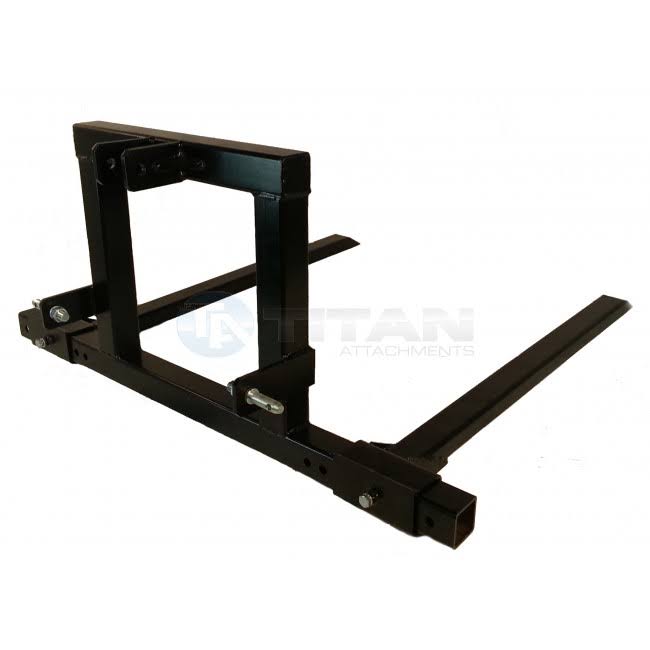 Titan Attachments 3PT-PF 3 Point Pallet Fork Attachment Category 1 Tractor Carryall