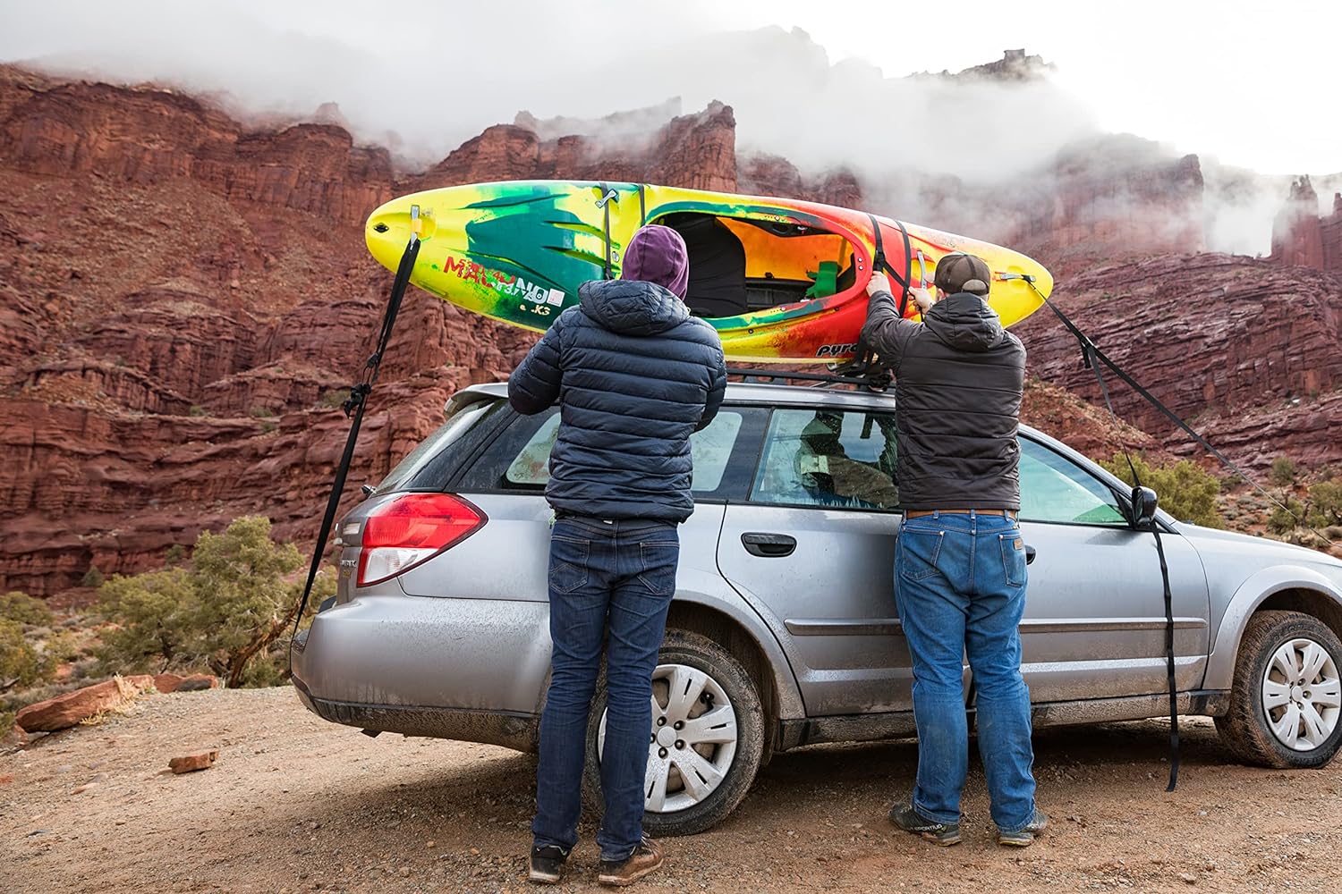 Class 2 - Rooftop Kayak System Fixed - Black