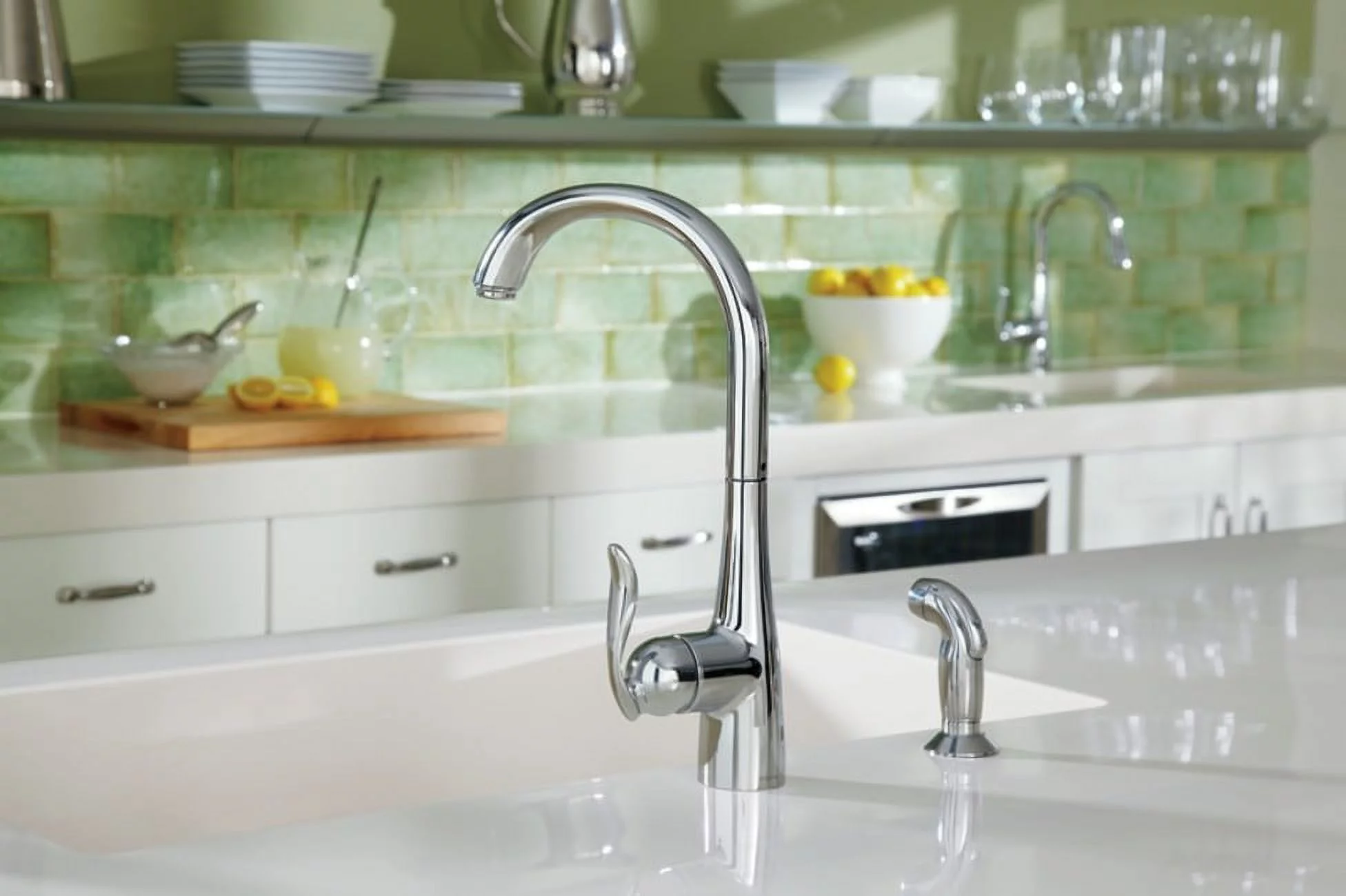 Moen 7790SRS Spot resist stainless one-handle kitchen faucet - Curated Treasures Market