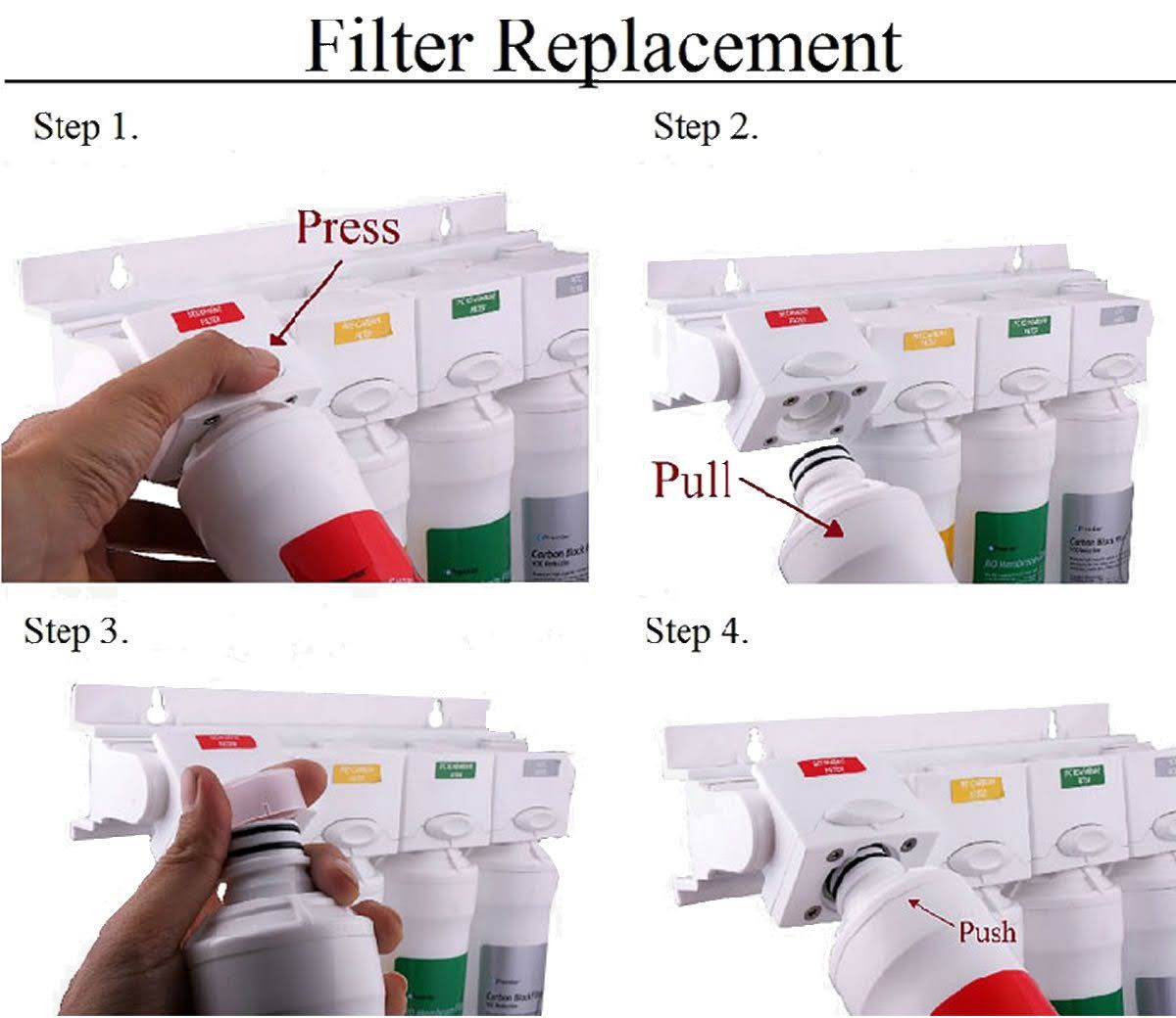 Watts Premier RO Pure Replacement Filter 6-Pack Plus Membrane