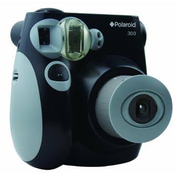 Polaroid PIC-300 Analog Instant Film Camera with 60mm Lens - Black