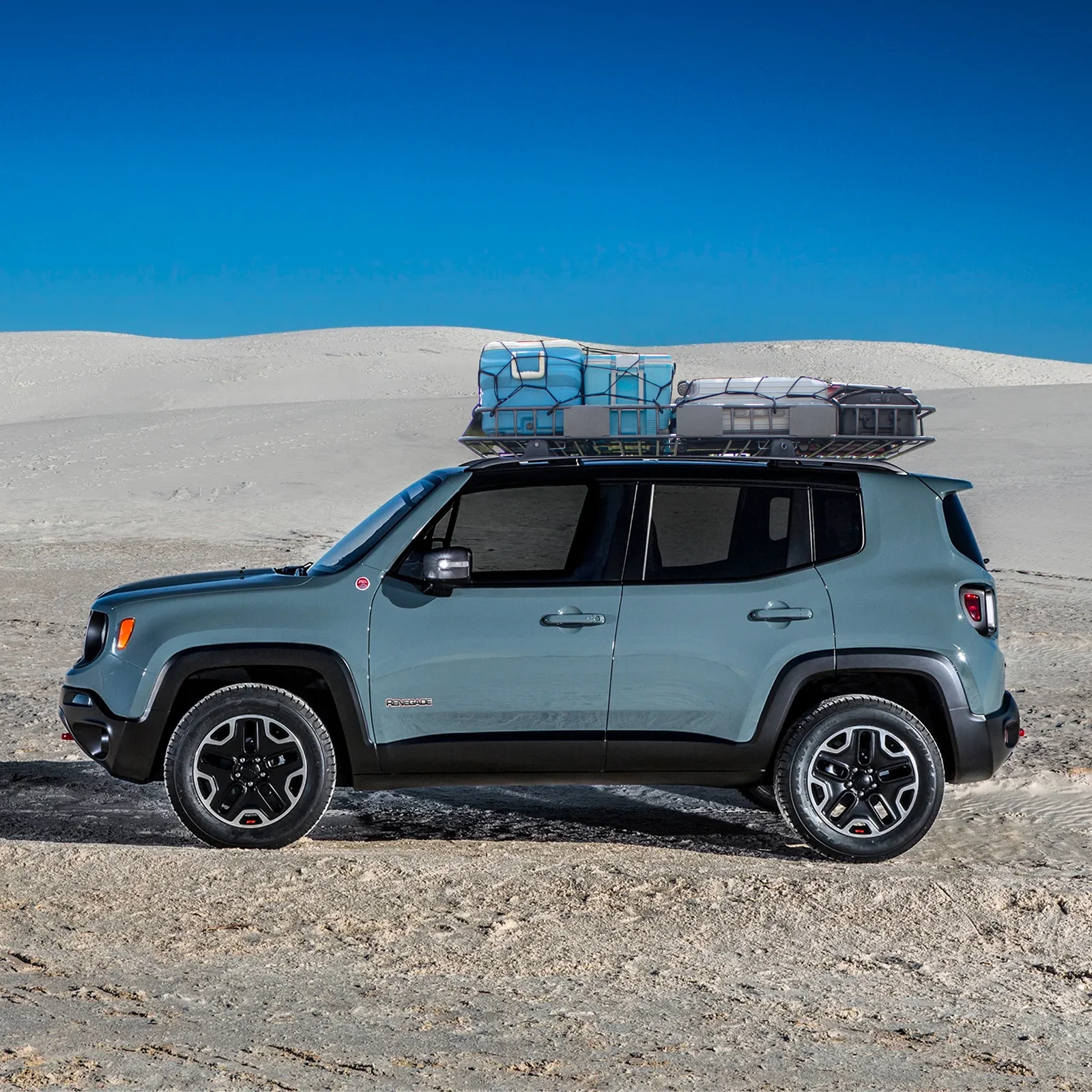 Universal LWTRMRT 84"Rooftop Cargo Carrier Rack W/ 2 Nets, 250lbs Capacity Roof Luggage Basket