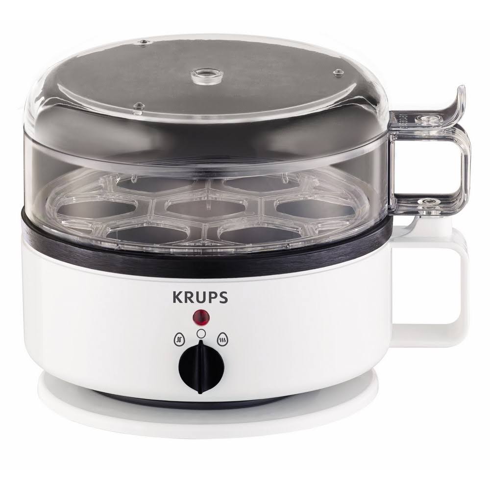 Krups f23070 Egg Cooker with Water Level INDICATOR. 7-Eggs capacity. White