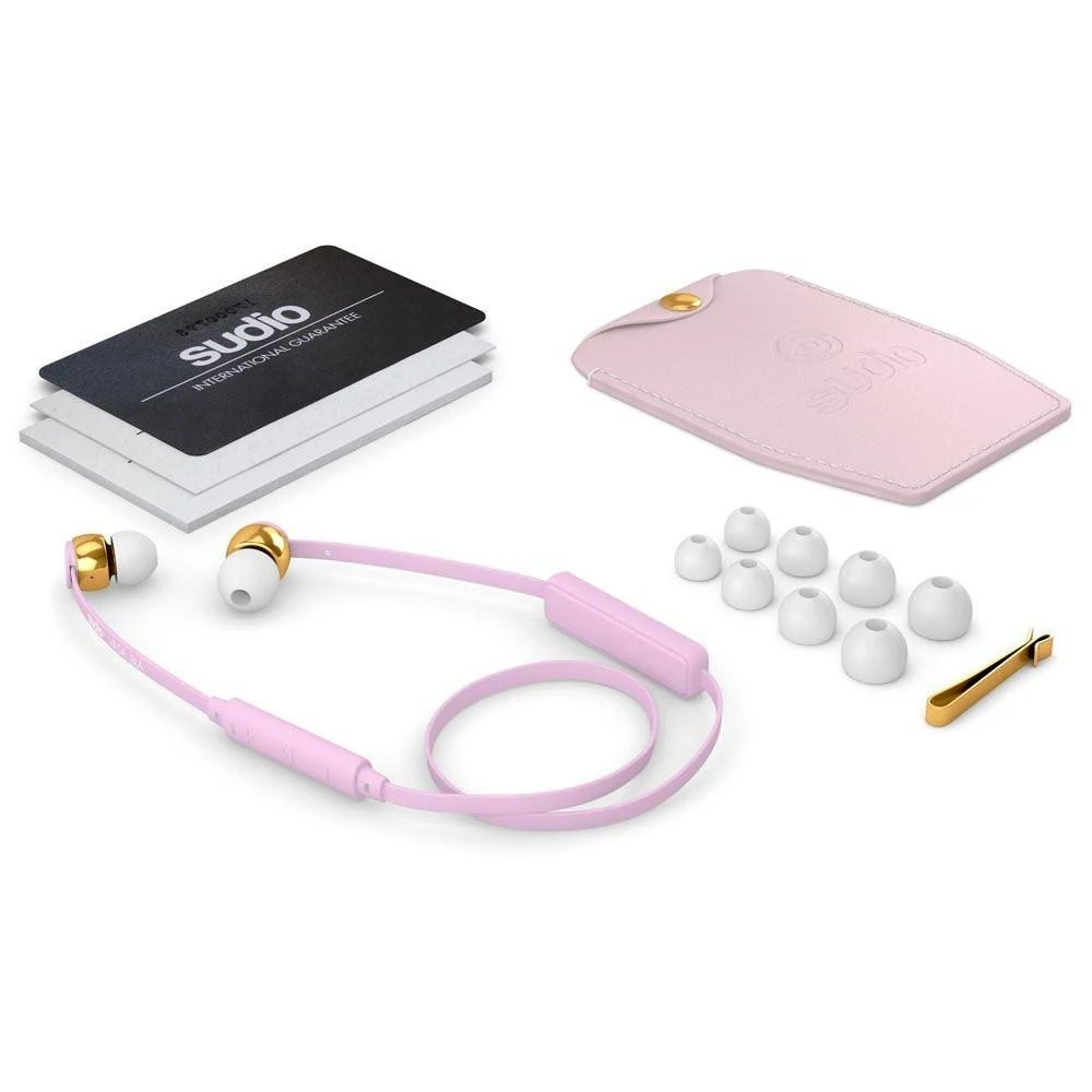 Sudio Vasa Bla Bluetooth Wireless In-Ear Earphones - Pink
