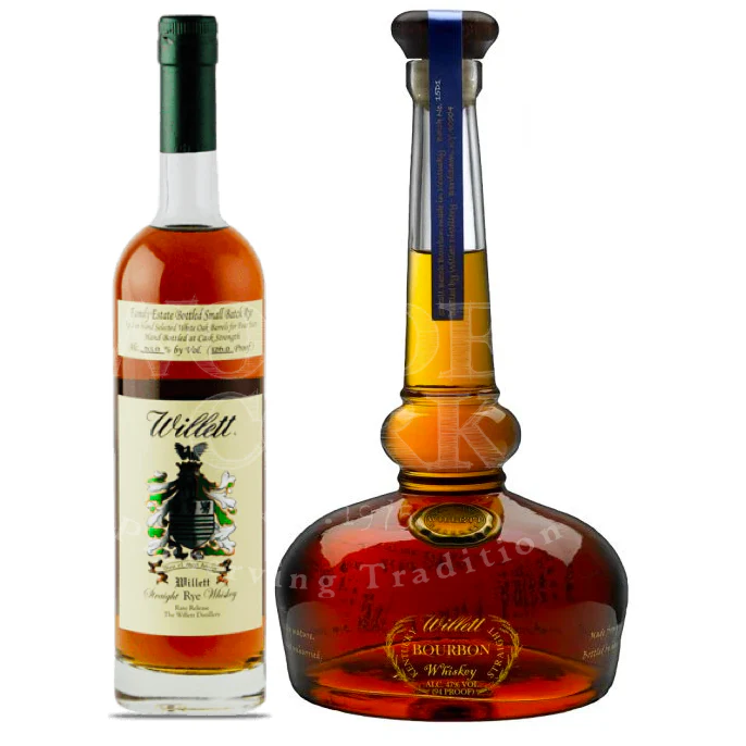 Willett Pot Still Reserve and Family Estate Rye 4 Year Set - Nestor Liquor