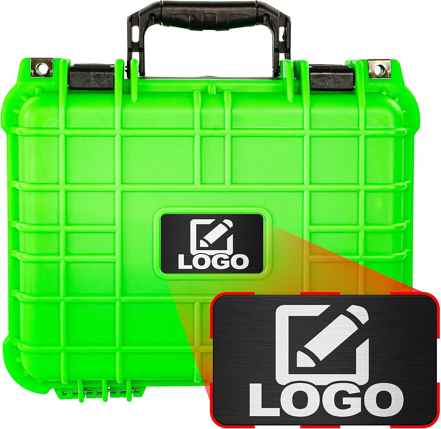 Eylar Protective Gear and Camera Hard Case with Custom Logo Plate