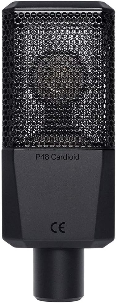 Lewitt LCT-240 Pro Condenser Microphone (Black) with 20' XLR-XLR Cable & Pop Filter Bundle