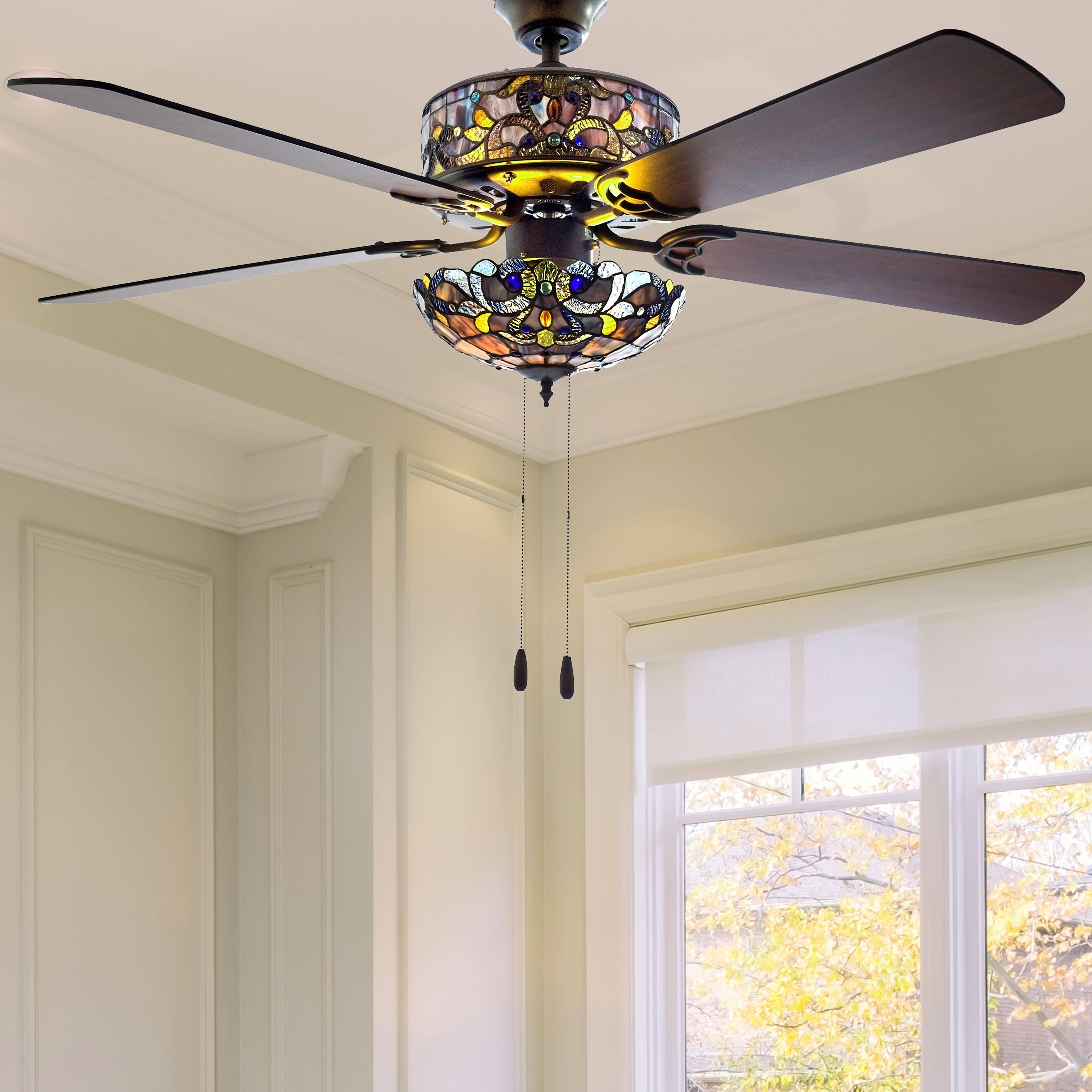 River of Goods 52 inch Magna Carta LED Ceiling Fan with Light