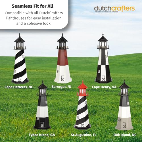 Solar Powered Lighthouse Kit - Solar Lights Outdoor Waterproof with LED Lights for Outside and Dusk to Dawn Light, Lighthouse Beacon