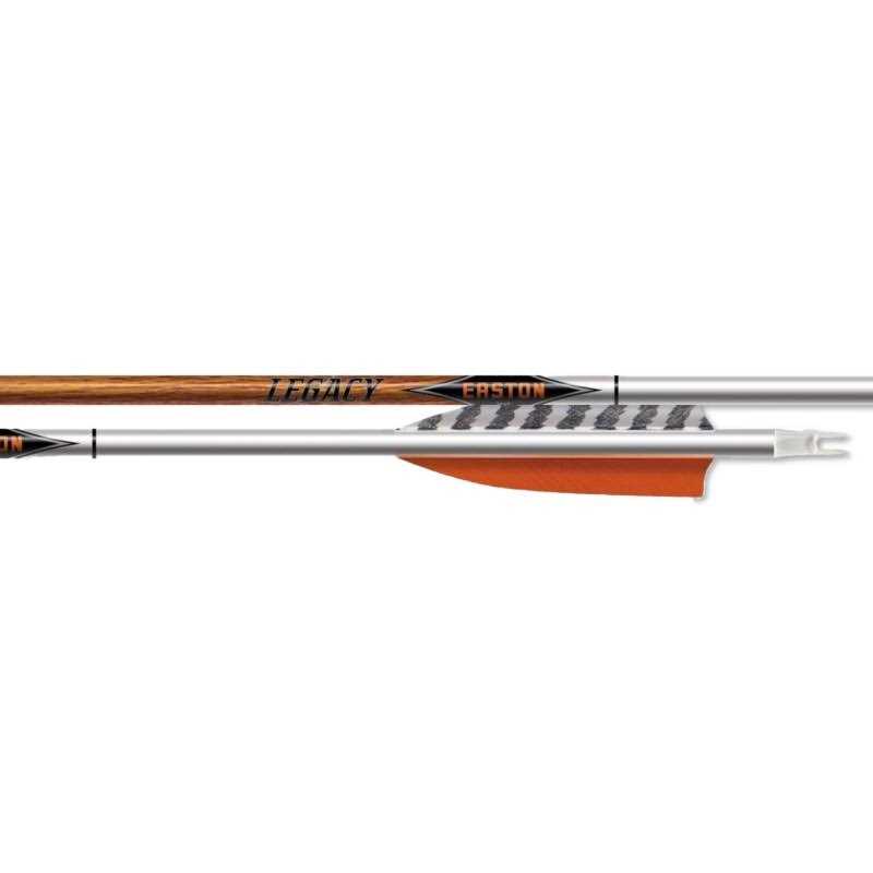 Easton Carbon Legacy Arrows 4 in. Feathers 6 Pk - Sports Supplies Online Store