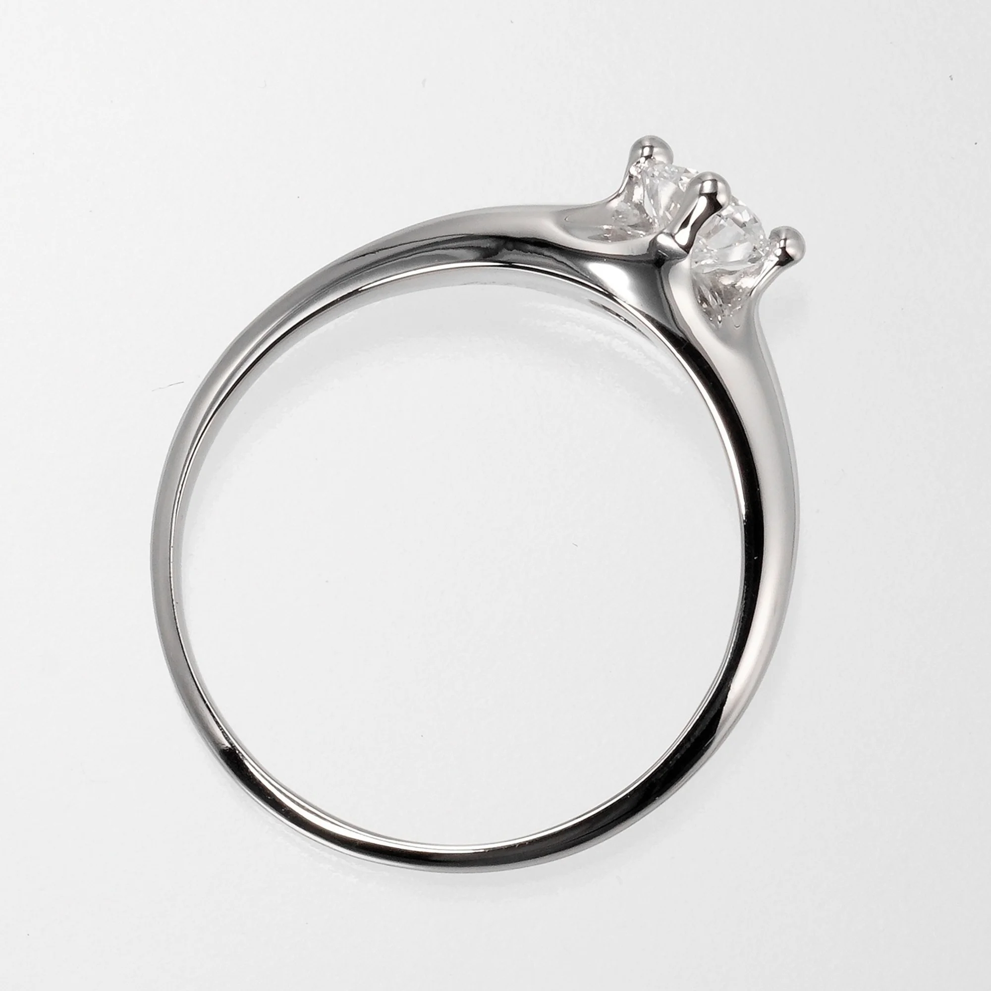 Pre-Owned Bvlgari Corona Solitaire Ring No. 19 0.575ct/VS1/E/1EX Pt950 Platinum Diamond BVLGARI (Like New)