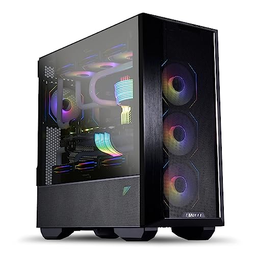 LIAN LI LANCOOL III E-ATX PC Case, Spacious RGB Gaming Computer Case with Hinged Tempered Glass Doors, Fine Mesh Panels