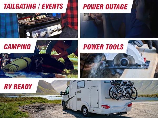 A-iPower 7600W Dual Fuel Quiet Portable Inverter Generator, Electric Start RV Ready, EPA & CARB Compliant CO Sensor