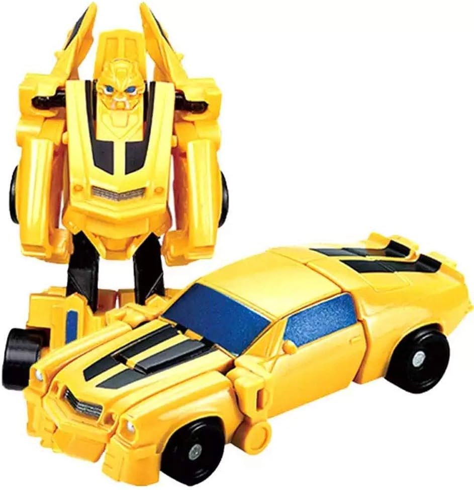 6 PCS Car Robot Toys, Mini Action Figure, Deformation Robot for Kids 5~12
