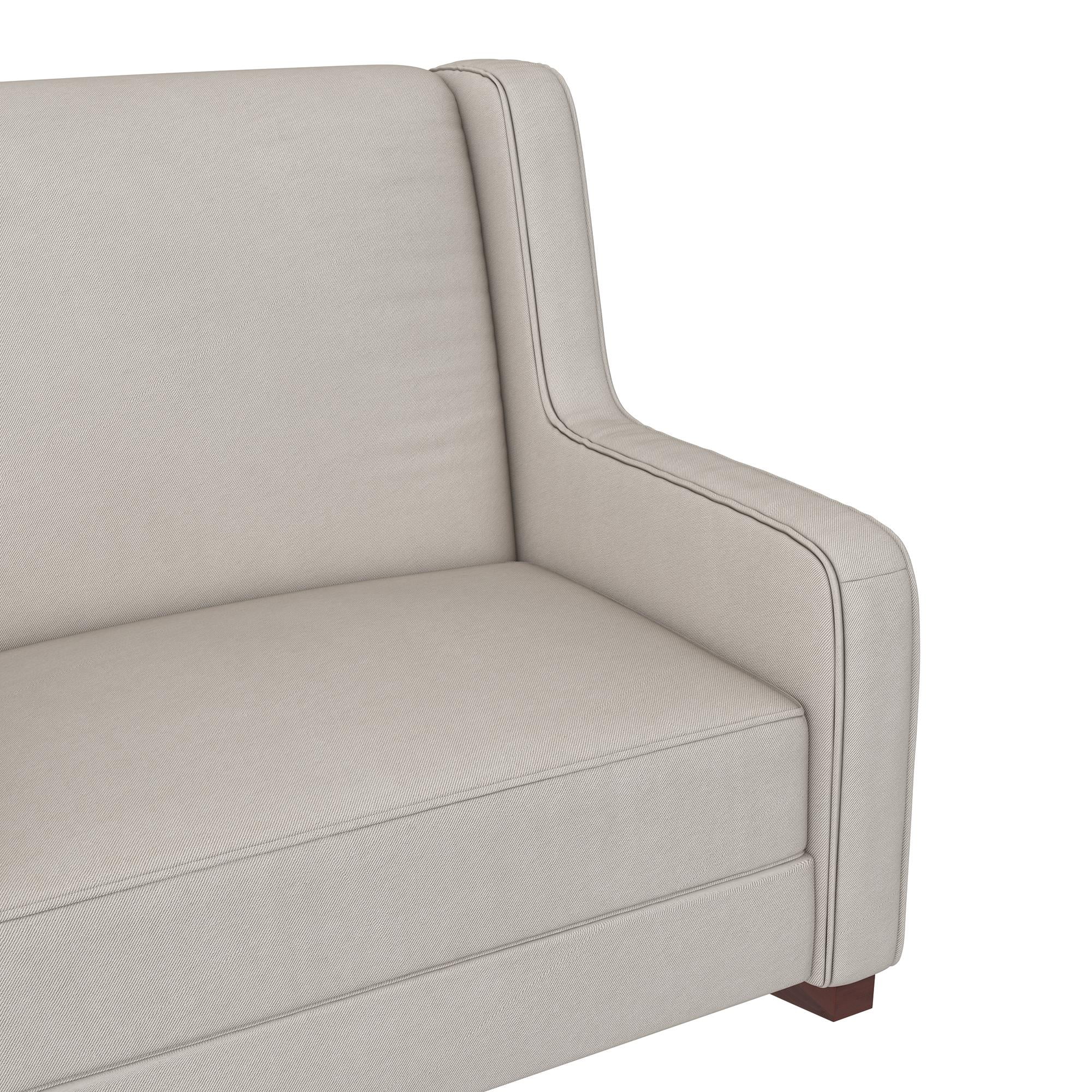 Baby Relax Hadley Upholstered Double Rocker Chair, Beige Microfiber