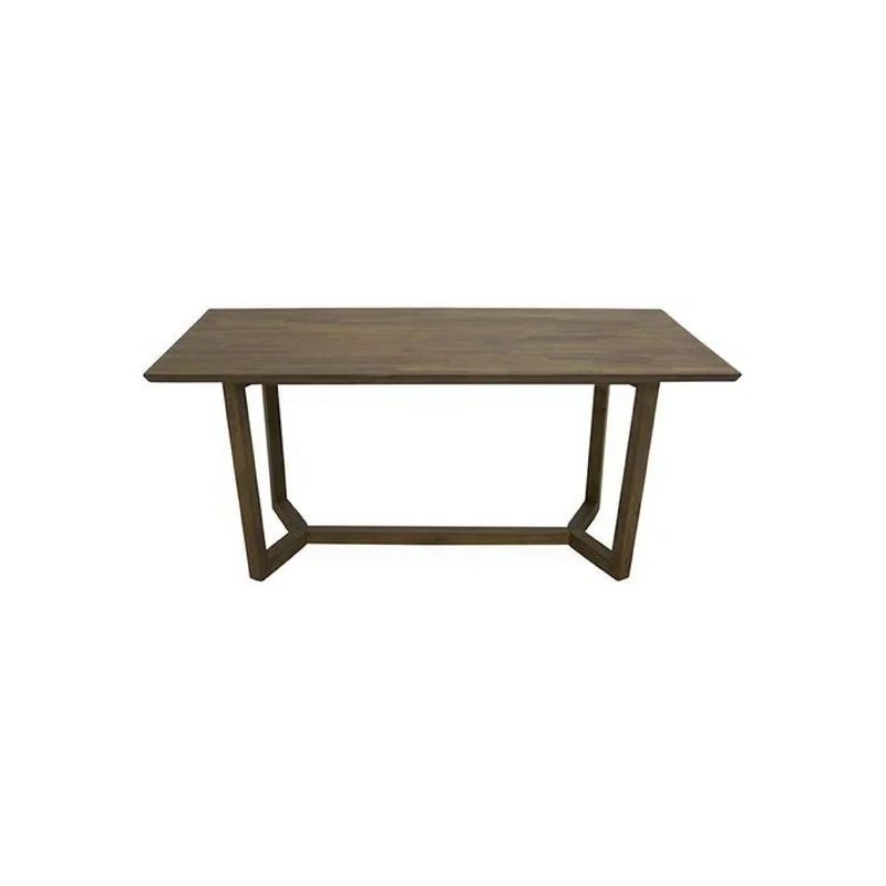 Home Square 4 Piece Furniture Set with Dining Table Bench and 2 Dining Chairs