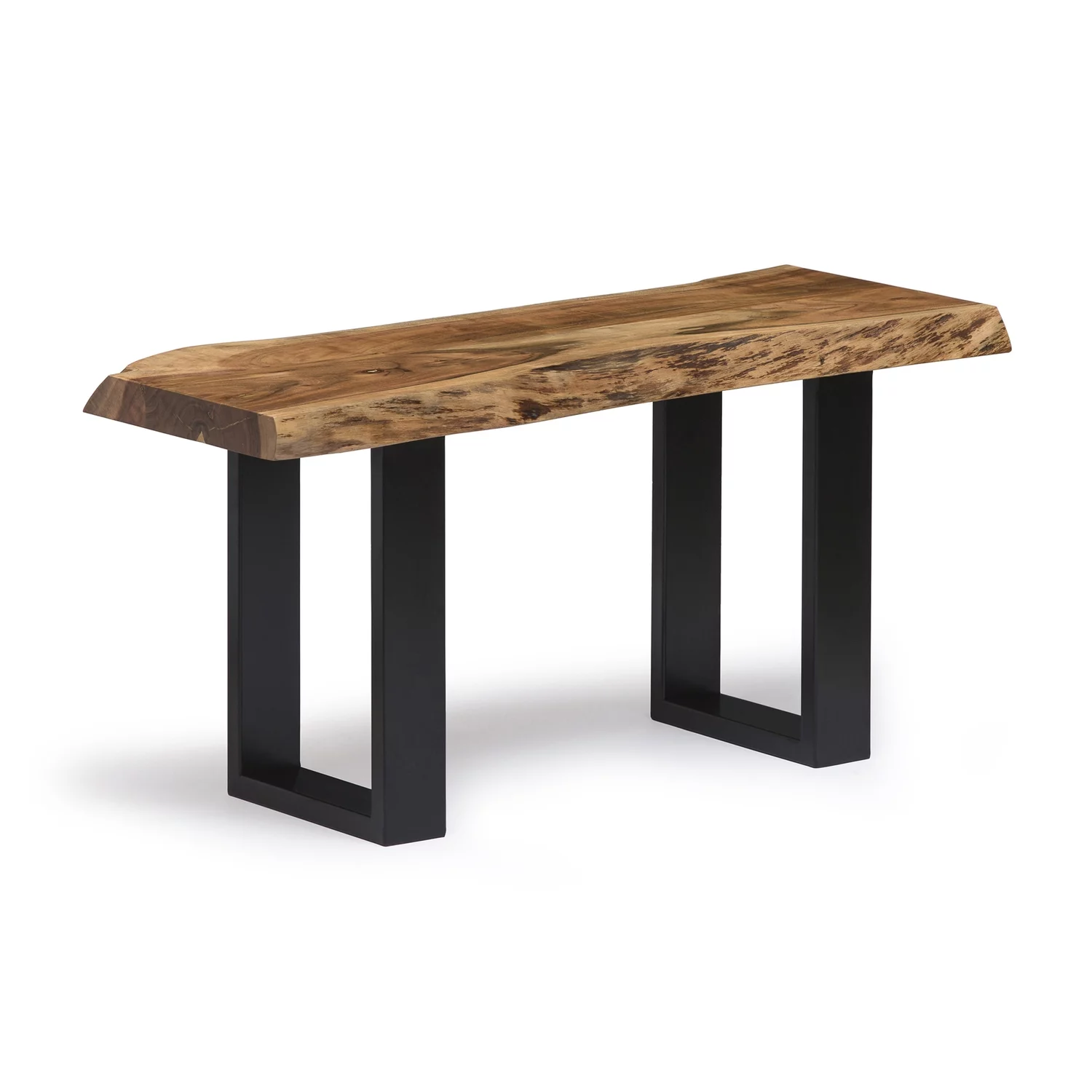 Alaterre Alpine Natural Live Edge Wood 36" Bench