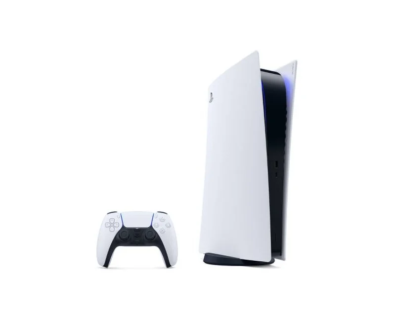 Restored Playstation 5 Digital Edition Console, WHITE (Refurbished) - Radiant Selections