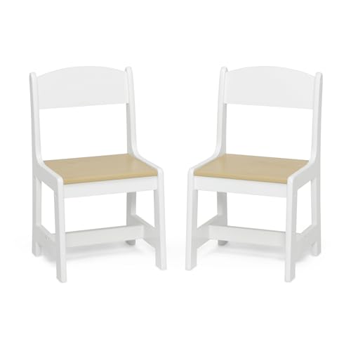 Delta Children MySize Kids Wood Table and Chair Set (2 Chairs Included) - Ideal for Arts & Crafts, Snack Time & More - Greenguard Gold Certified