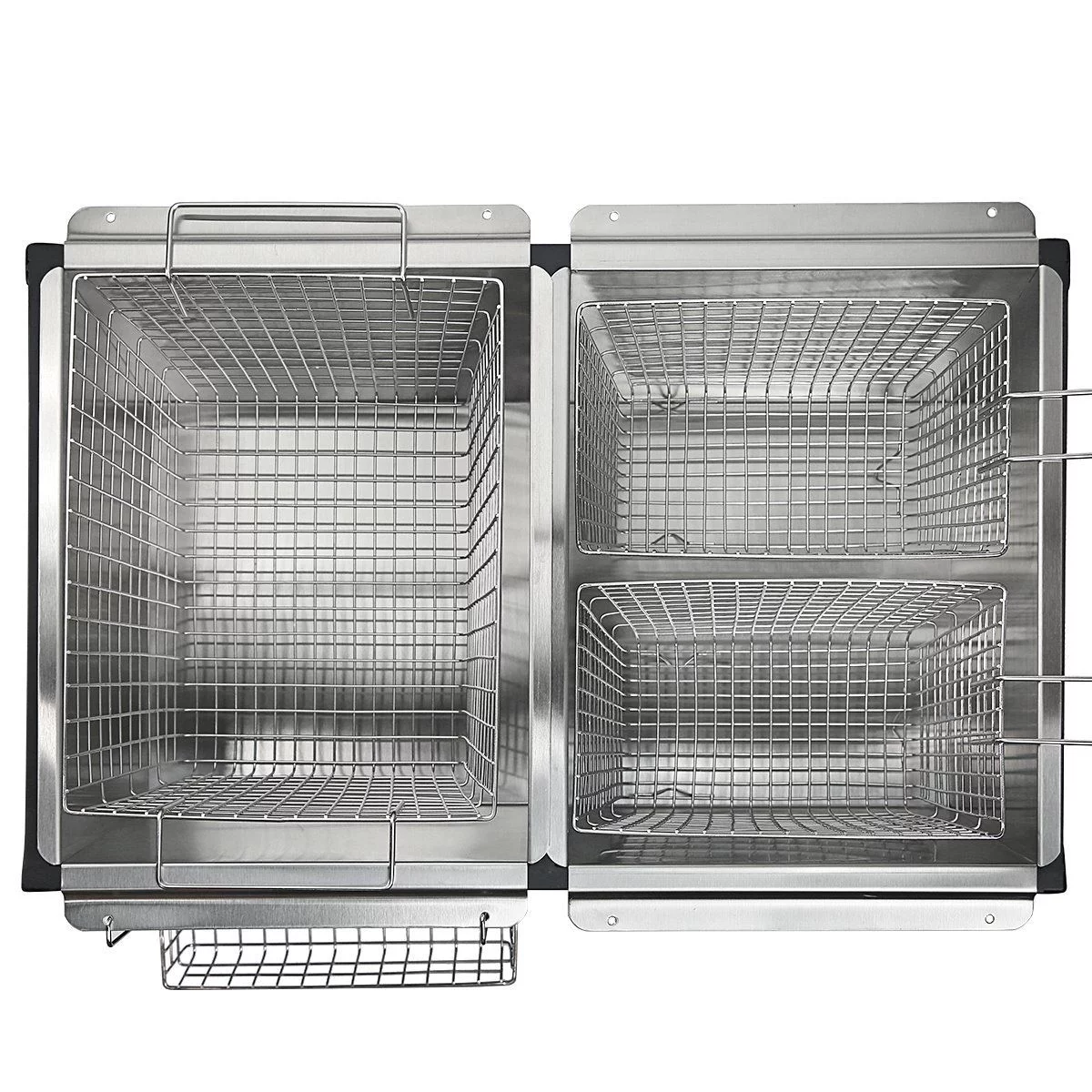 Barton Brand New Outdoor High Pressure Triple Basket Deep Fryer Double Burner Propane Station - Radiant Selections