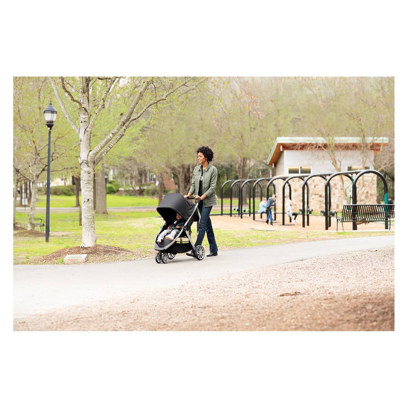 Britax B-Lively Lightweight Stroller - Up to 55 Pounds - Car Seat Compatible - UV 50+ Canopy - Easy Fold, Dove